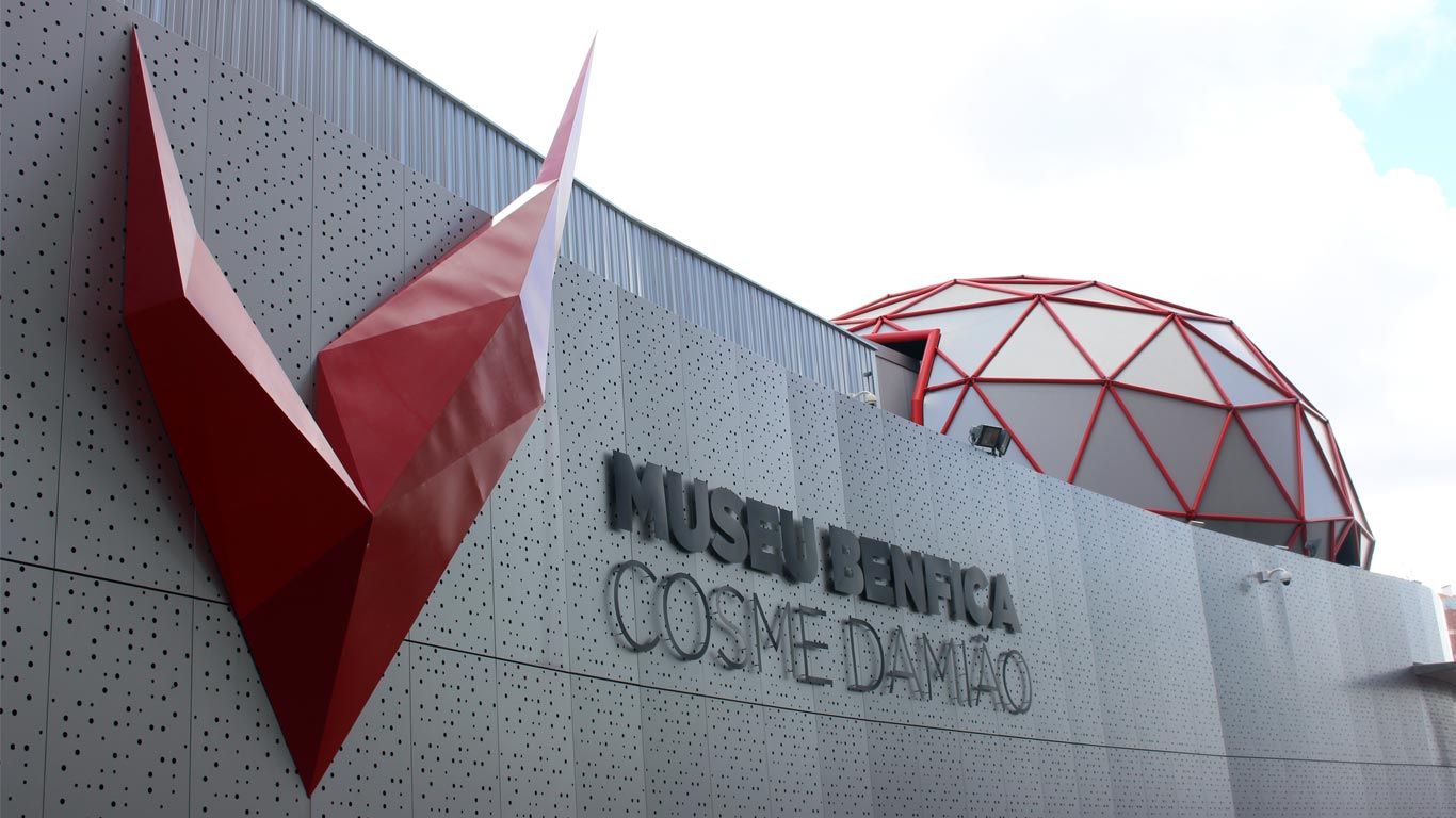 Fachada do Museu Benfica.